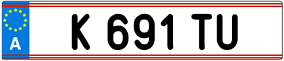 Truck License Plate